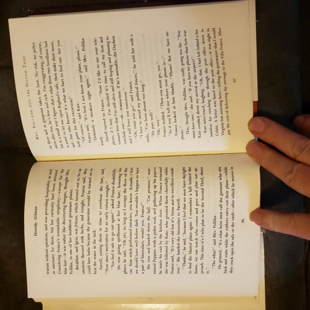 Mrs. Pollifax‎ and The Second Thief by Dorothy Gilman Hardback